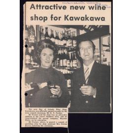 Attractive new wine shop for Kawakawa