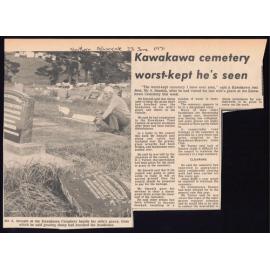 Kawakawa cemetery worst-kept he's seen