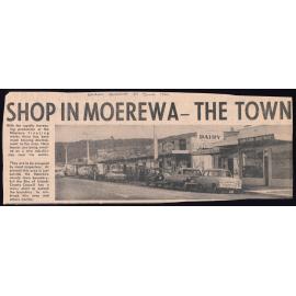 Shop in Moerewa - the town which is growing rapidly: Small but important industrial area